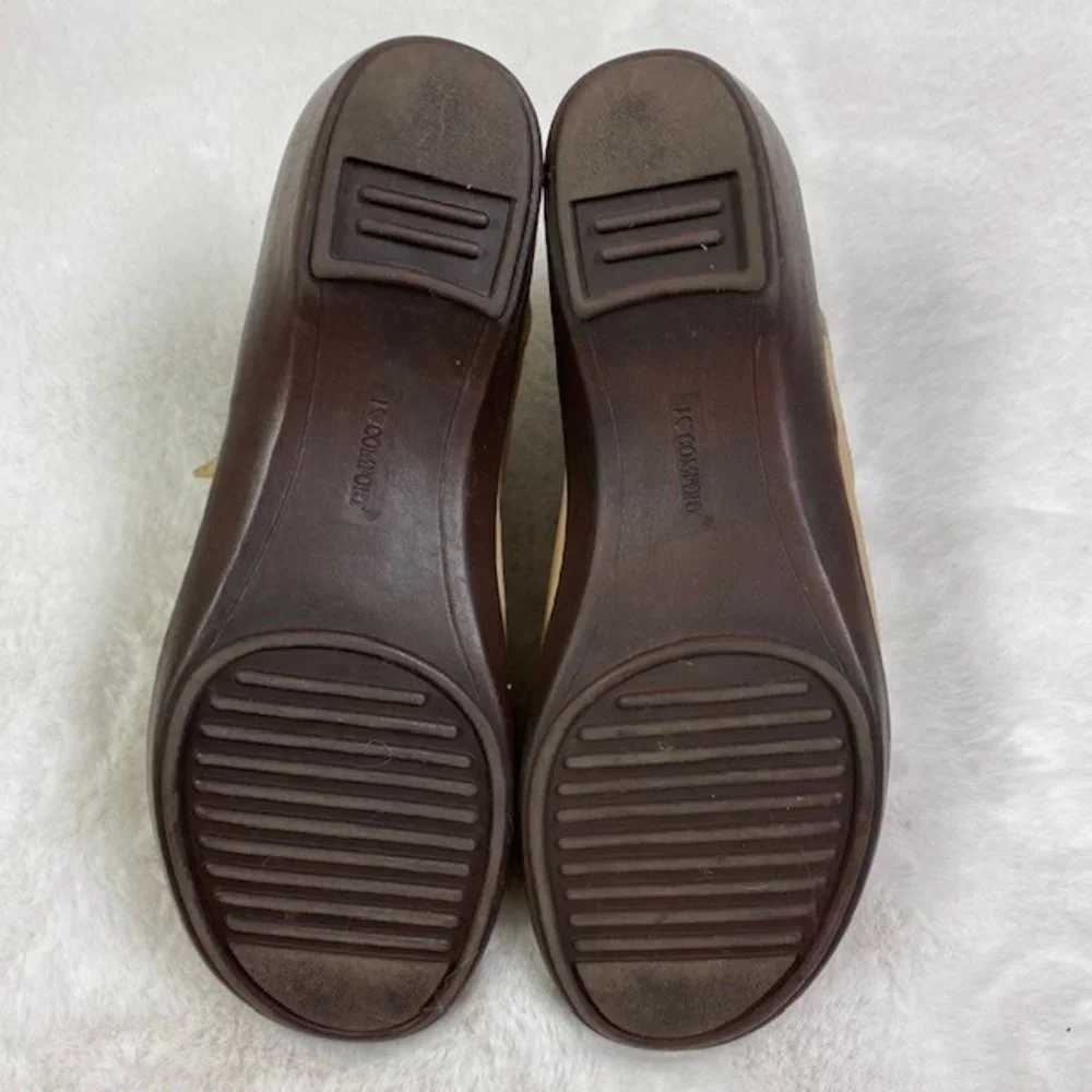 I Love Comfort Aylwin Leather‎ Slingback Hook and Loop Sandals, size 8.5